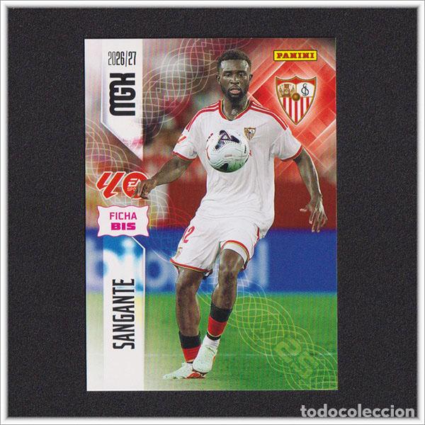 Cromos de f&uacute;tbol: MEGACRACKS 2026 2027 26 27 PANINI SANGANTE 331 BIS SEVILLA ALBUM COLECCI&Oacute;N LIGA MGK 2&ordf; ED