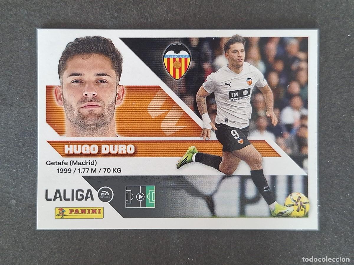 Cromos de f&uacute;tbol: L2 HUGO DURO VALENCIA C. F. LIGA ESTE 2026 2027 26 27 NUNCA PEGADO SIN PEGAR