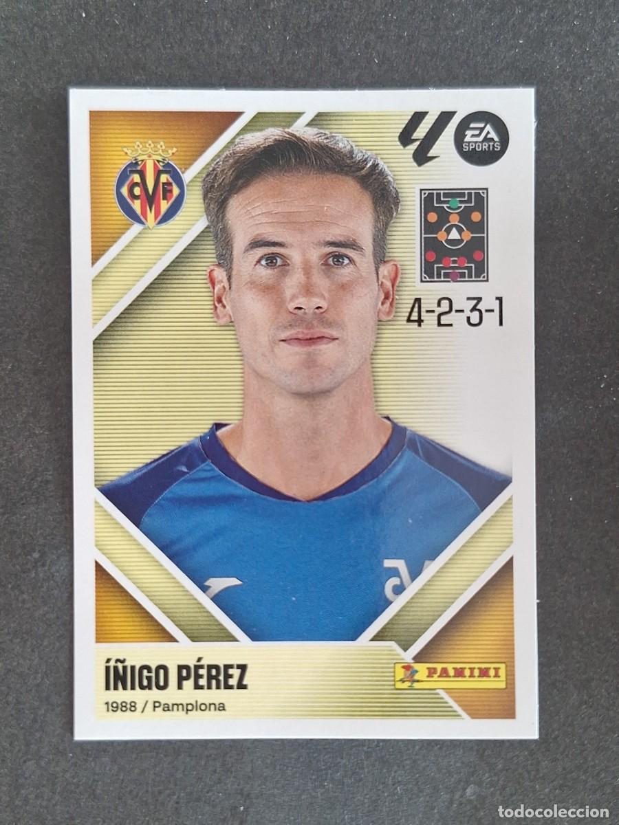 Cromos de f&uacute;tbol: L2 I&Ntilde;IGO PEREZ ENTRENADOR VILLARREAL C. F. LIGA ESTE 2026 2027 26 27 NUNCA PEGADO SIN PEGAR