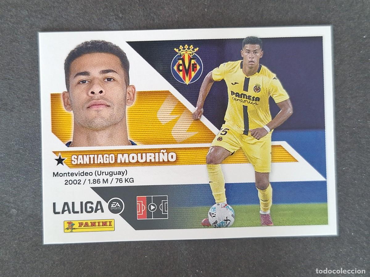 Cromos de f&uacute;tbol: L2 MOURI&Ntilde;O VILLARREAL C. F. LIGA ESTE 2026 2027 26 27 NUNCA PEGADO SIN PEGAR
