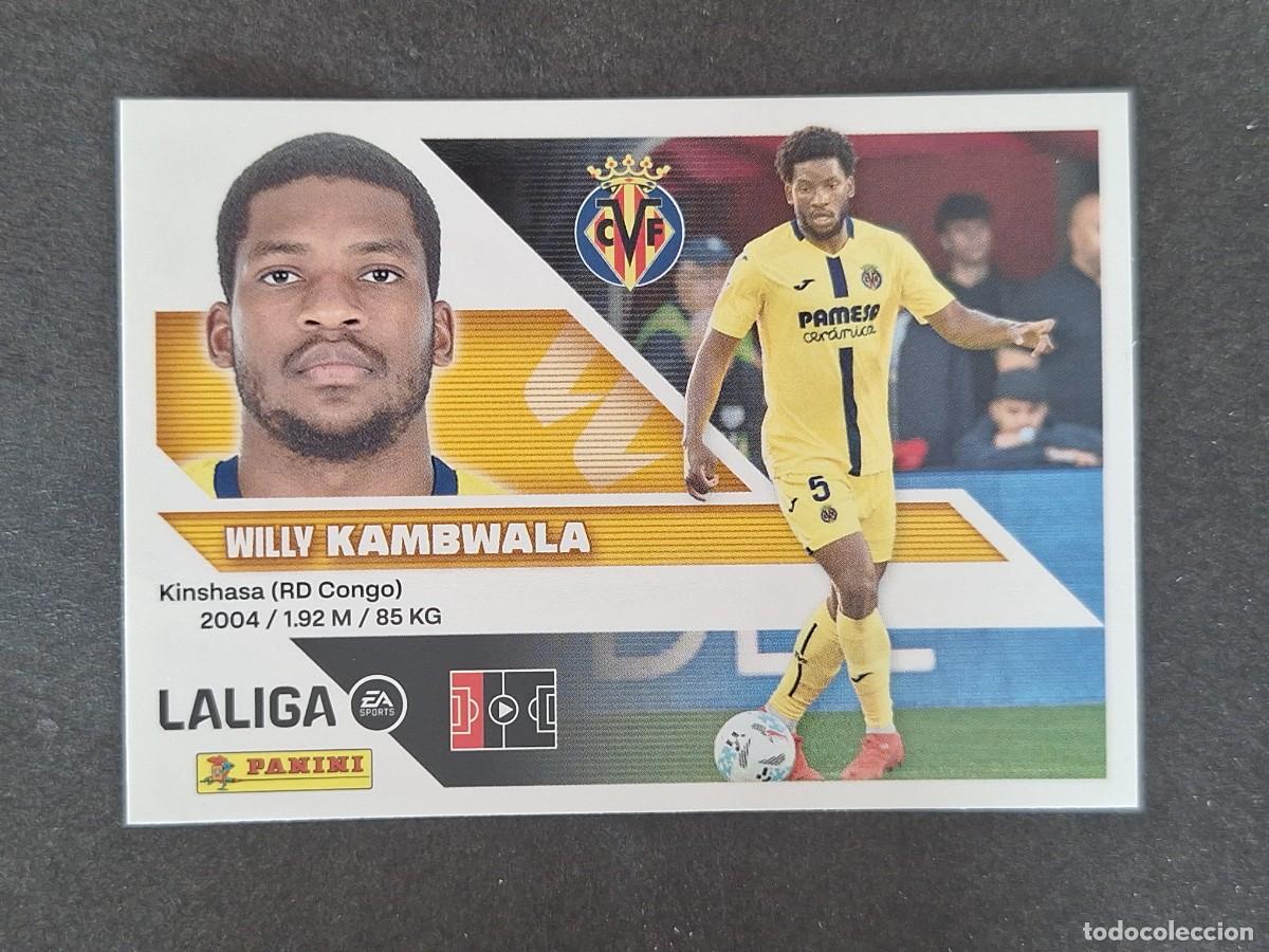 Cromos de f&uacute;tbol: L2 KAMBWALA VILLARREAL C. F. LIGA ESTE 2026 2027 26 27 NUNCA PEGADO SIN PEGAR