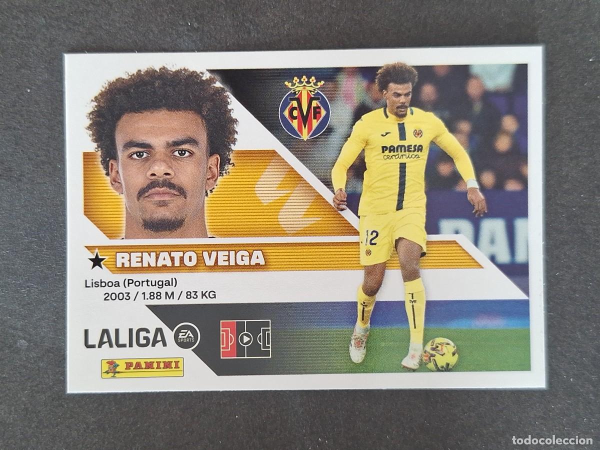 Cromos de f&uacute;tbol: L2 RENATO VEIGA VILLARREAL C. F. LIGA ESTE 2026 2027 26 27 NUNCA PEGADO SIN PEGAR