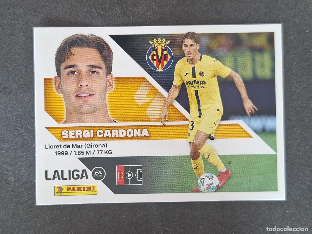 Cromos de f&uacute;tbol: L2 SERGI CARDONA VILLARREAL C. F. LIGA ESTE 2026 2027 26 27 NUNCA PEGADO SIN PEGAR