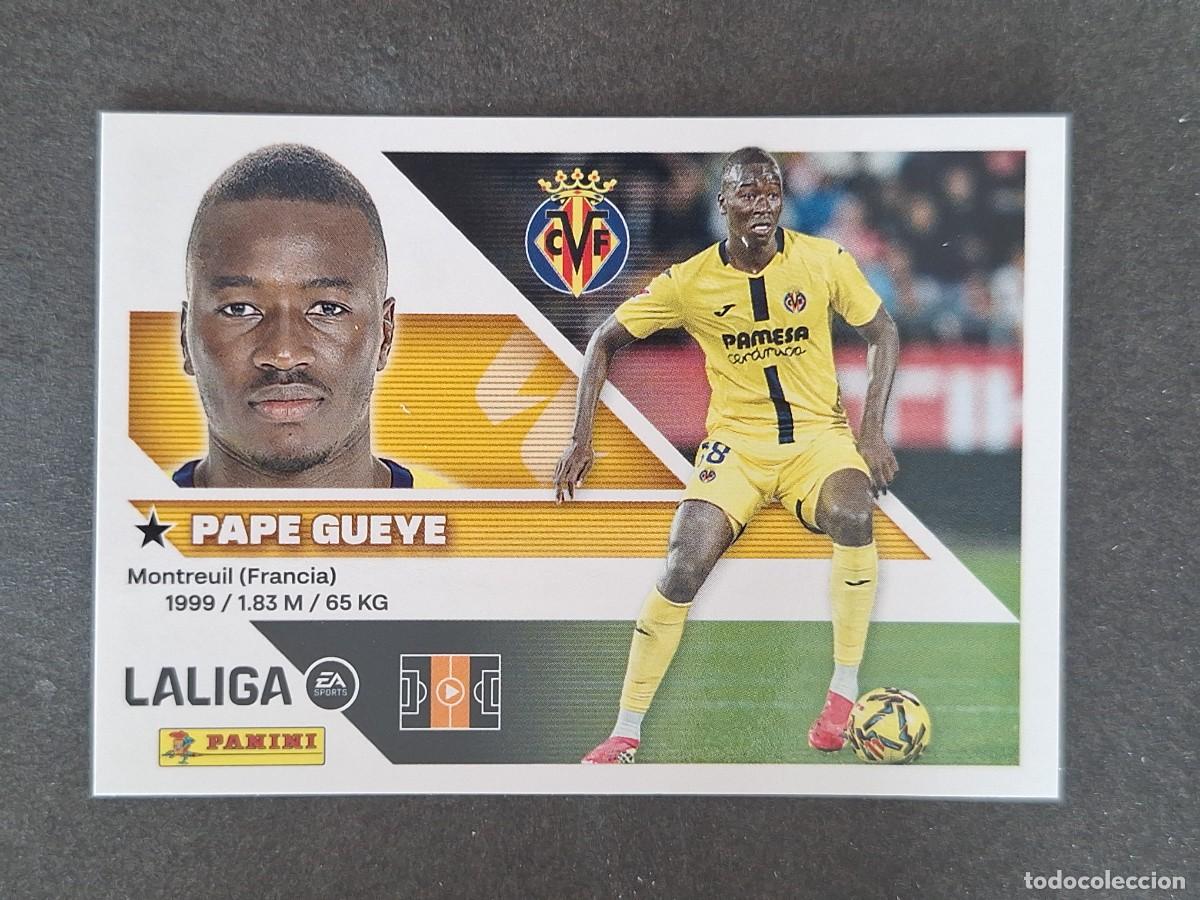 Cromos de f&uacute;tbol: L2 PAPE GUEYE VILLARREAL C. F. LIGA ESTE 2026 2027 26 27 NUNCA PEGADO SIN PEGAR