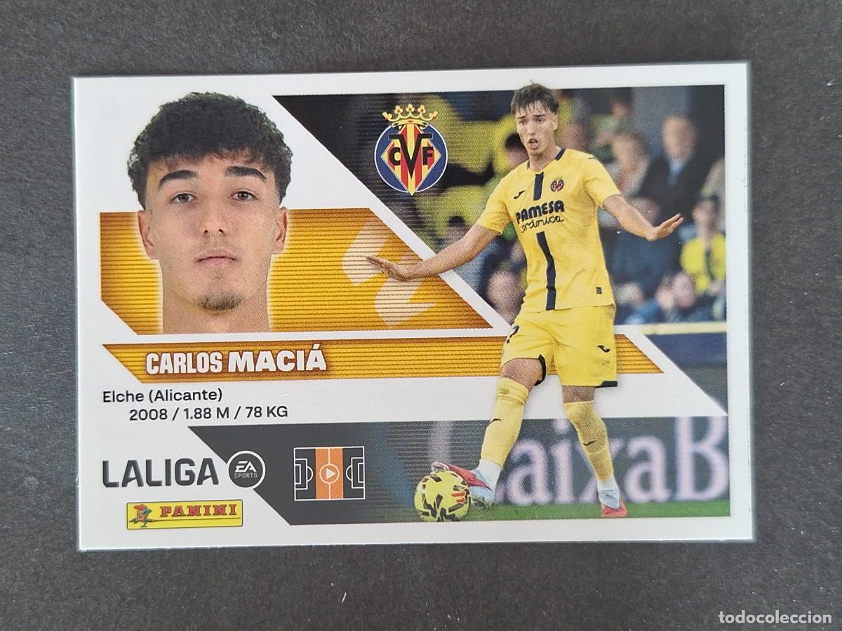Cromos de f&uacute;tbol: L2 MACIA VILLARREAL C. F. LIGA ESTE 2026 2027 26 27 NUNCA PEGADO SIN PEGAR