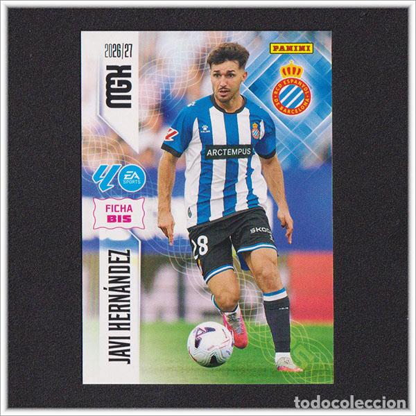 Cromos de f&uacute;tbol: MEGACRACKS 2026 2027 26 27 PANINI JAVI HERNANDEZ 175 BIS ESPANYOL ALBUM COLECCI&Oacute;N LIGA MGK 2&ordf; ED