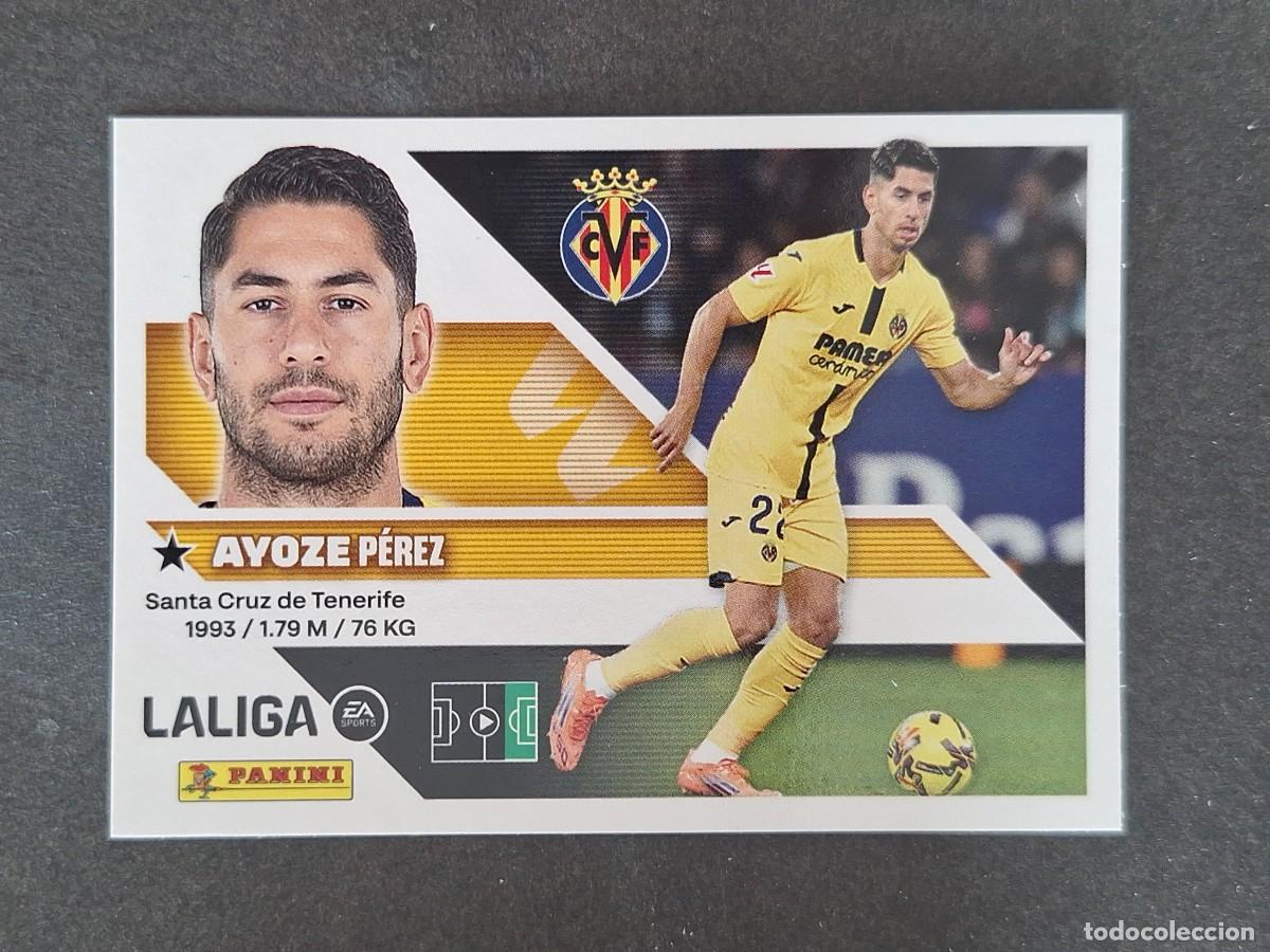 Cromos de f&uacute;tbol: L2 AYOZE VILLARREAL C. F. LIGA ESTE 2026 2027 26 27 NUNCA PEGADO SIN PEGAR