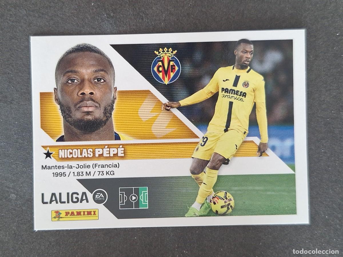 Cromos de f&uacute;tbol: L2 PEPE VILLARREAL C. F. LIGA ESTE 2026 2027 26 27 NUNCA PEGADO SIN PEGAR