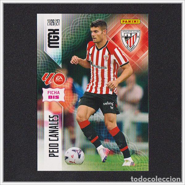 Fu&szlig;ball-Sticker: MEGACRACKS 2026 2027 26 27 PANINI PEIO CANALES 47 BIS ATHLETIC BILBAO ALBUM COLECCI&Oacute;N LIGA MGK 2&ordf; ED