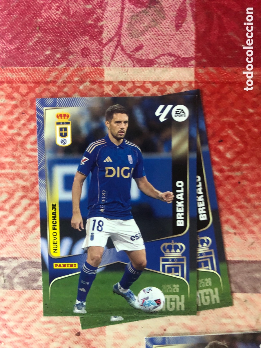 Fu&szlig;ball-Sticker: 497 Josip Brekalo, Real Oviedo, Nuevo Fichaje, Panini Megacracks 2025 2026 25 26