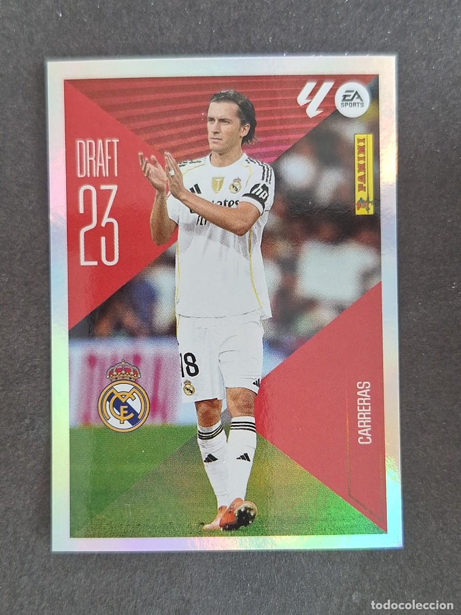 Cromos de f&uacute;tbol: L1 CARRERAS REAL MADRID DRAFT 23 LIGA ESTE 2026 2027 26 27 NUNCA PEGADO SIN PEGAR