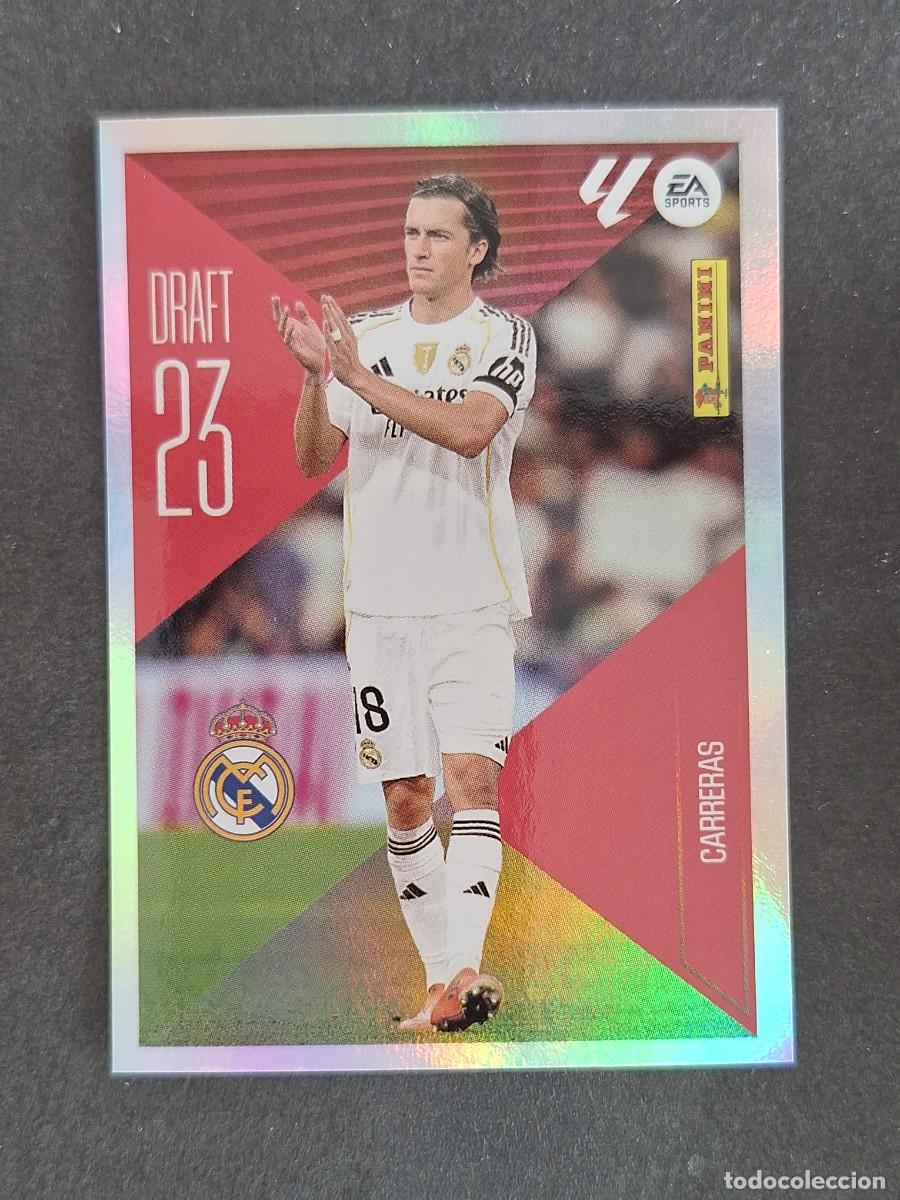 Cromos de f&uacute;tbol: L1 CARRERAS REAL MADRID DRAFT 23 LIGA ESTE 2026 2027 26 27 NUNCA PEGADO SIN PEGAR