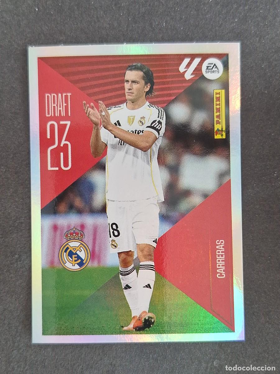 Cromos de f&uacute;tbol: L1 CARRERAS REAL MADRID DRAFT 23 LIGA ESTE 2026 2027 26 27 NUNCA PEGADO SIN PEGAR