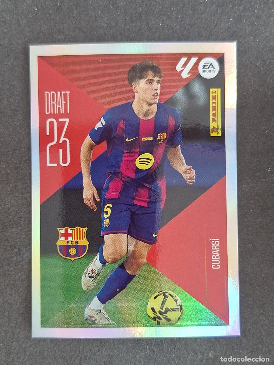 Cromos de f&uacute;tbol: L1 CUBARSI F. C. BARCELONA DRAFT 23 LIGA ESTE 2026 2027 26 27 NUNCA PEGADO SIN PEGAR