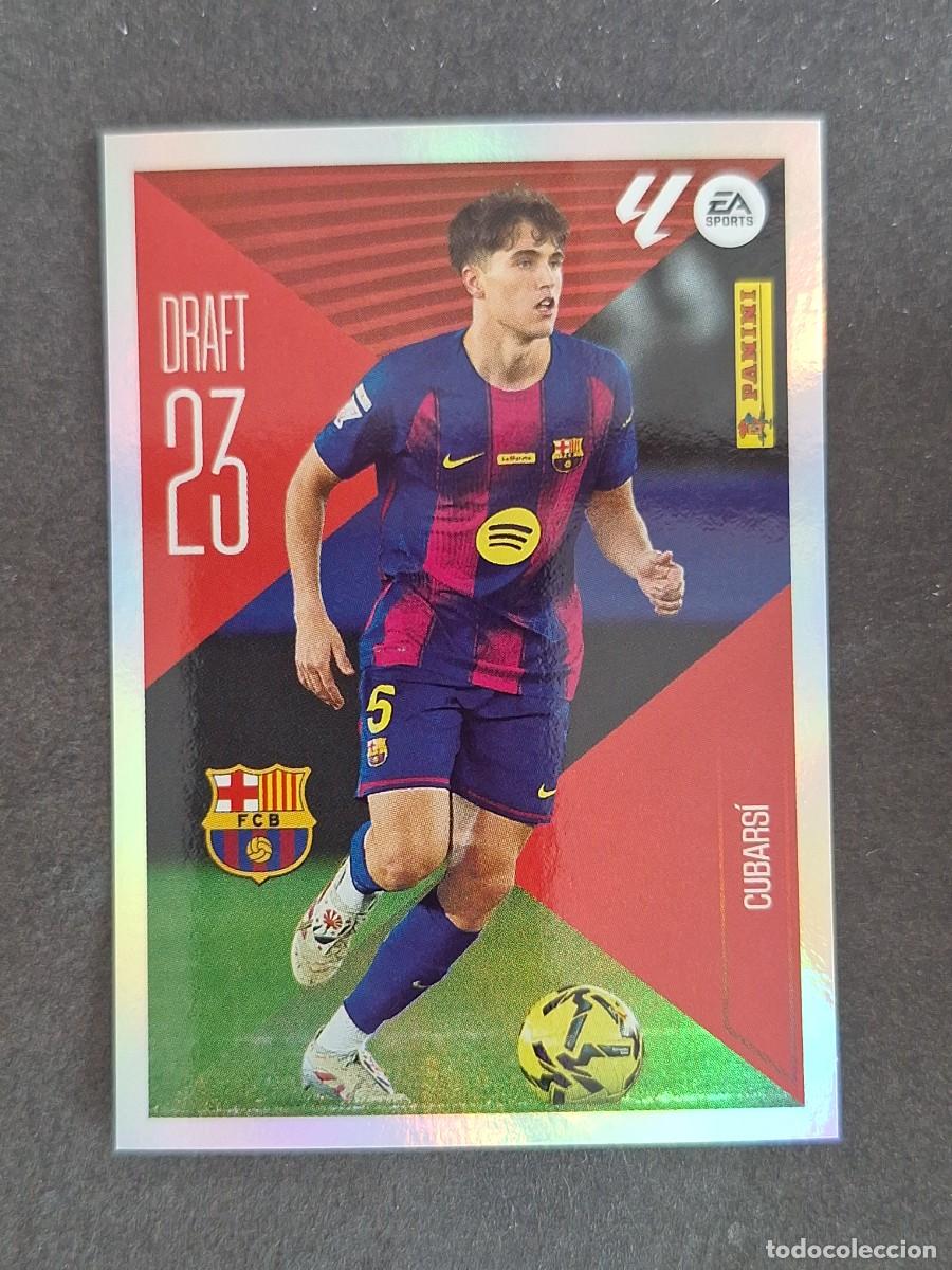 Cromos de f&uacute;tbol: L1 CUBARSI F. C. BARCELONA DRAFT 23 LIGA ESTE 2026 2027 26 27 NUNCA PEGADO SIN PEGAR