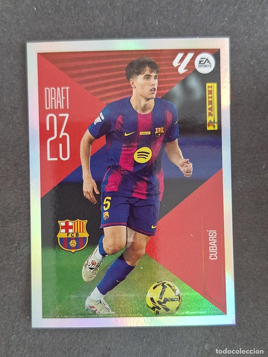 Cromos de f&uacute;tbol: L1 CUBARSI F. C. BARCELONA DRAFT 23 LIGA ESTE 2026 2027 26 27 NUNCA PEGADO SIN PEGAR