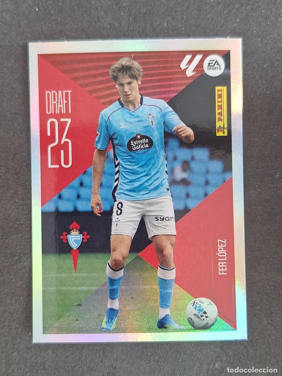 Cromos de f&uacute;tbol: L1 FER LOPEZ CELTA DE VIGO DRAFT 23 LIGA ESTE 2026 2027 26 27 NUNCA PEGADO SIN PEGAR