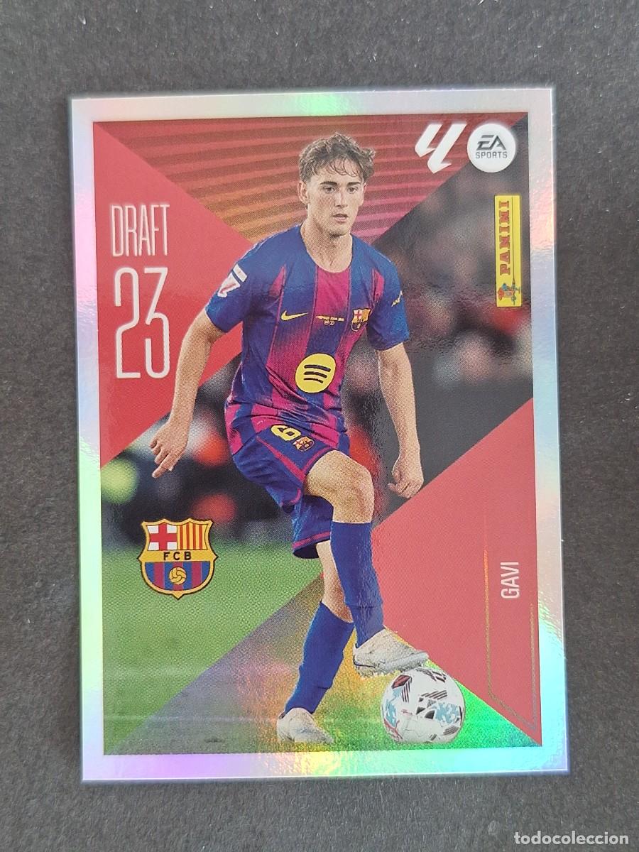 Cromos de f&uacute;tbol: L1 GAVI F. C. BARCELONA DRAFT 23 LIGA ESTE 2026 2027 26 27 NUNCA PEGADO SIN PEGAR