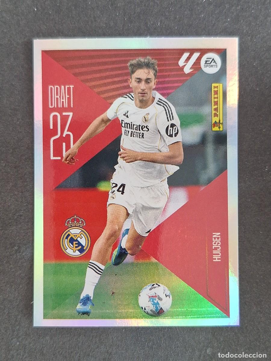 Cromos de f&uacute;tbol: L1 HUIJSEN REAL MADRID DRAFT 23 LIGA ESTE 2026 2027 26 27 NUNCA PEGADO SIN PEGAR