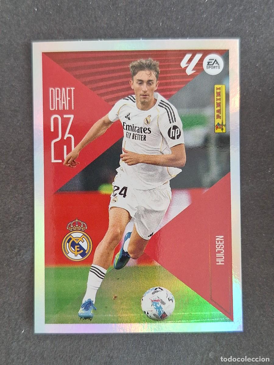 Cromos de f&uacute;tbol: L1 HUIJSEN REAL MADRID DRAFT 23 LIGA ESTE 2026 2027 26 27 NUNCA PEGADO SIN PEGAR