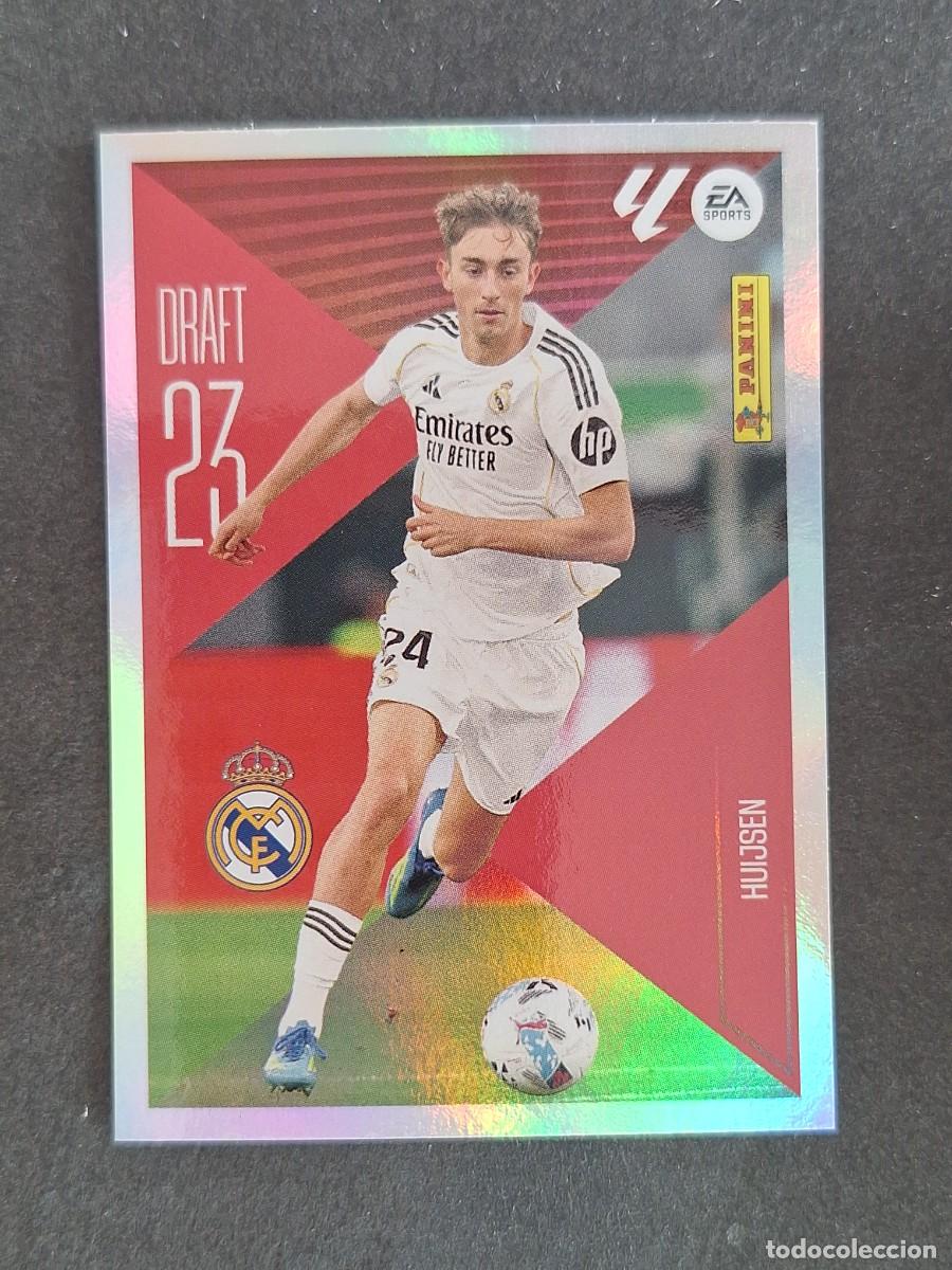 Cromos de f&uacute;tbol: L1 HUIJSEN REAL MADRID DRAFT 23 LIGA ESTE 2026 2027 26 27 NUNCA PEGADO SIN PEGAR