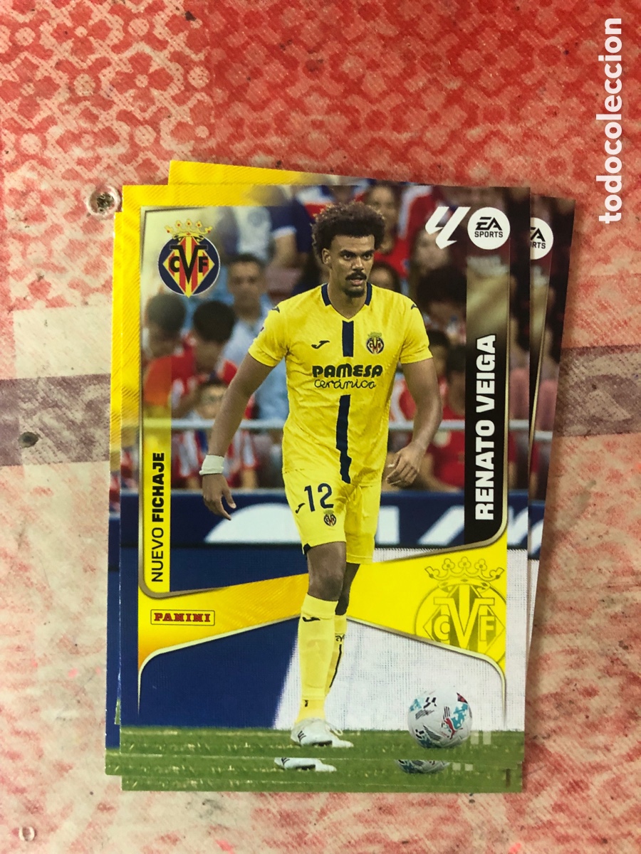 Cromos de f&uacute;tbol: Renato Veiga nuevo fichaje n&uacute;mero 487 del Villarreal Megacracks 25-26 2025-2026