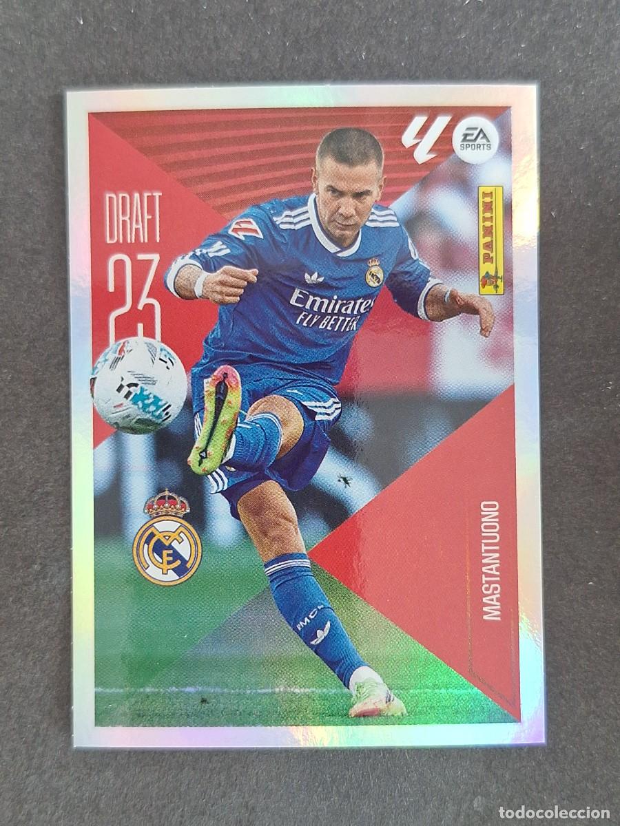 Cromos de f&uacute;tbol: L1 MASTANTUONO REAL MADRID DRAFT 23 LIGA ESTE 2026 2027 26 27 NUNCA PEGADO SIN PEGAR