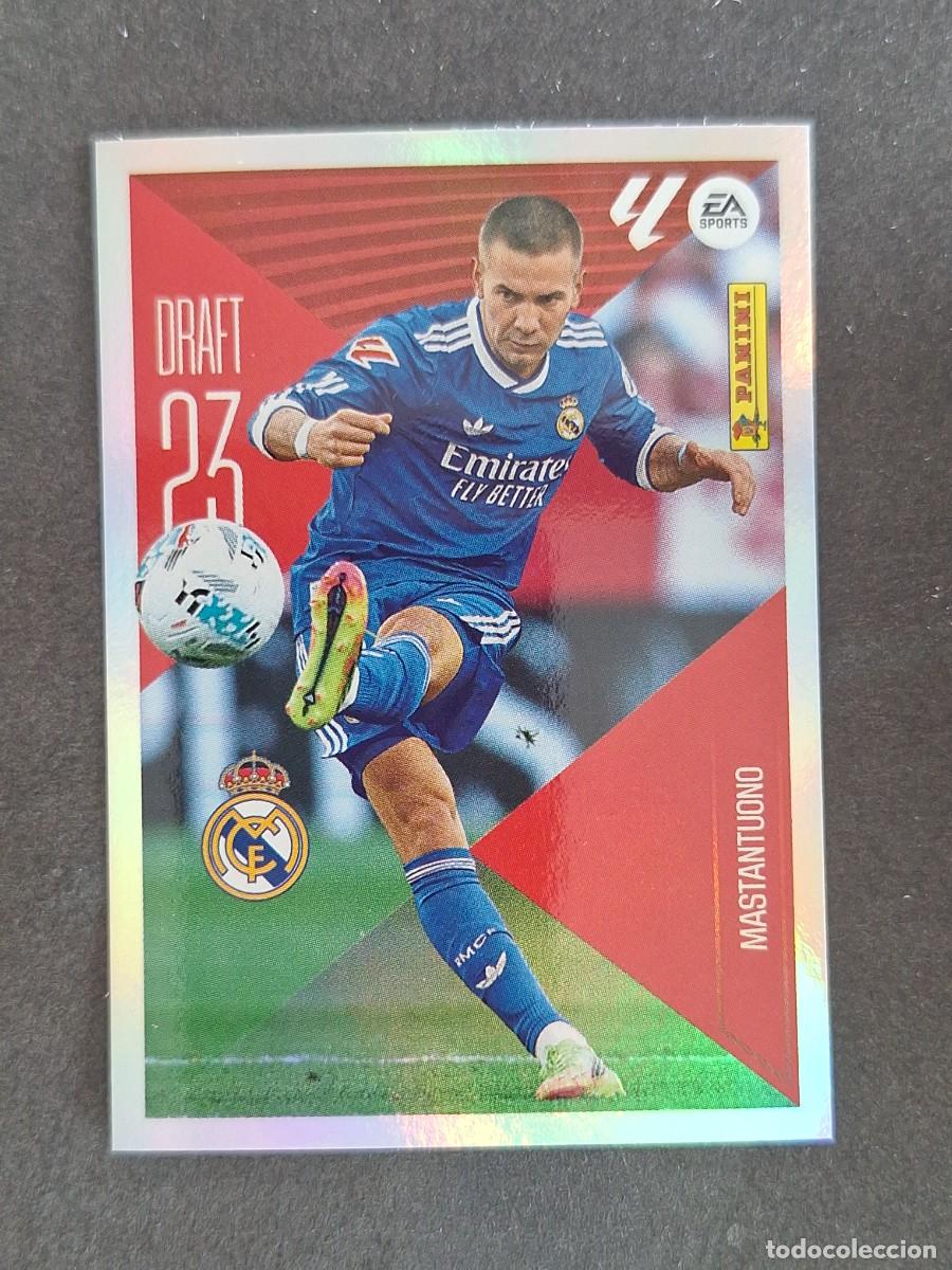 Cromos de f&uacute;tbol: L1 MASTANTUONO REAL MADRID DRAFT 23 LIGA ESTE 2026 2027 26 27 NUNCA PEGADO SIN PEGAR