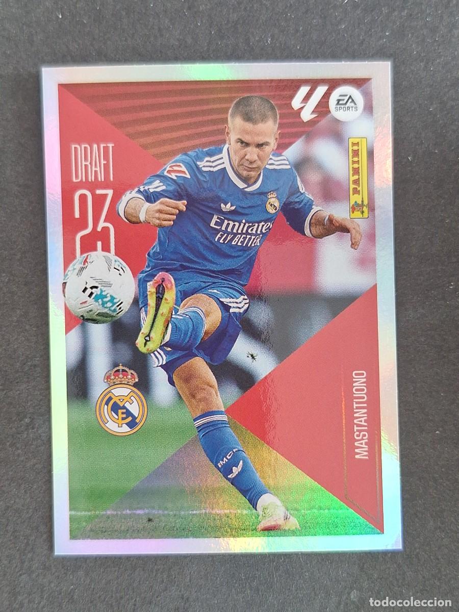 Cromos de f&uacute;tbol: L1 MASTANTUONO REAL MADRID DRAFT 23 LIGA ESTE 2026 2027 26 27 NUNCA PEGADO SIN PEGAR