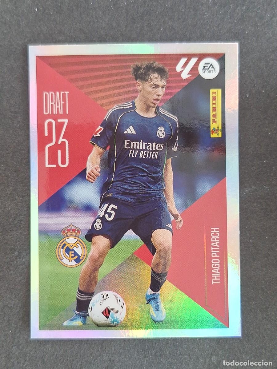 Cromos de f&uacute;tbol: L1 THIAGO PITARCH REAL MADRID DRAFT 23 LIGA ESTE 2026 2027 26 27 NUNCA PEGADO SIN PEGAR