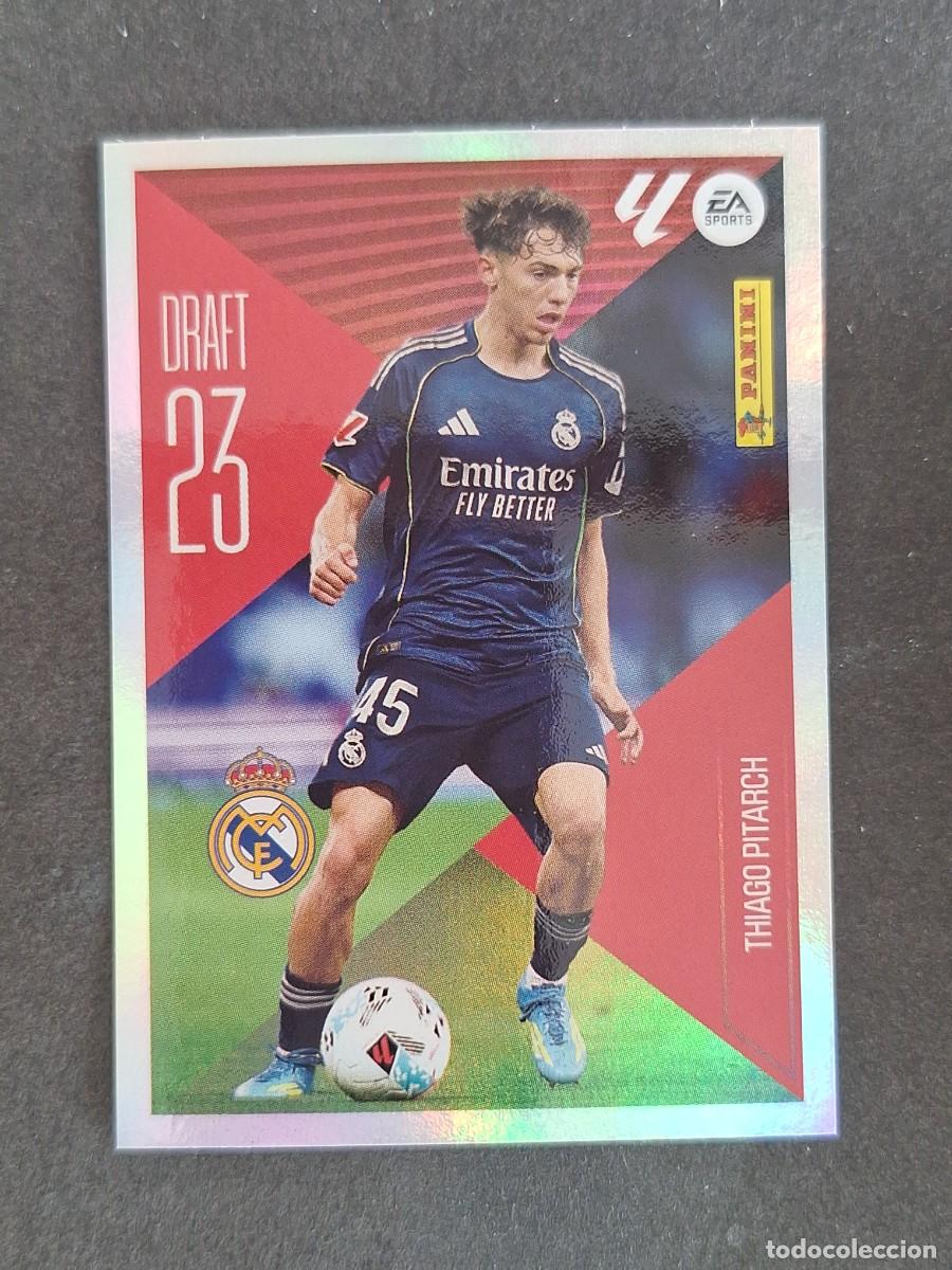 Cromos de f&uacute;tbol: L1 THIAGO PITARCH REAL MADRID DRAFT 23 LIGA ESTE 2026 2027 26 27 NUNCA PEGADO SIN PEGAR