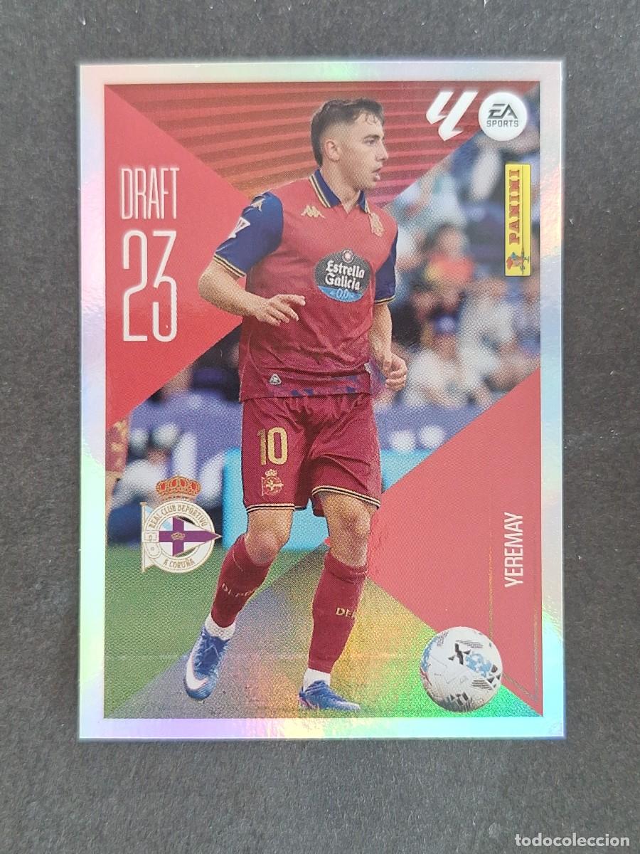 Fu&szlig;ball-Sticker: L2 YEREMAY DEPORTIVO DE LA CORU&Ntilde;A DRAFT 23 LIGA ESTE 2026 2027 26 27 NUNCA PEGADO SIN PEGAR