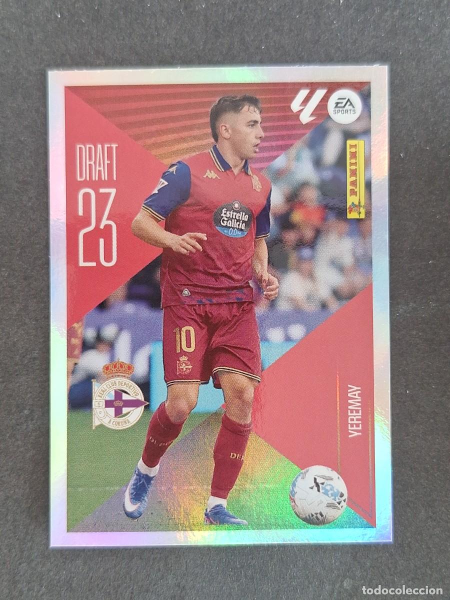 Cartes &agrave; collectionner de Football: L2 YEREMAY DEPORTIVO DE LA CORU&Ntilde;A DRAFT 23 LIGA ESTE 2026 2027 26 27 NUNCA PEGADO SIN PEGAR