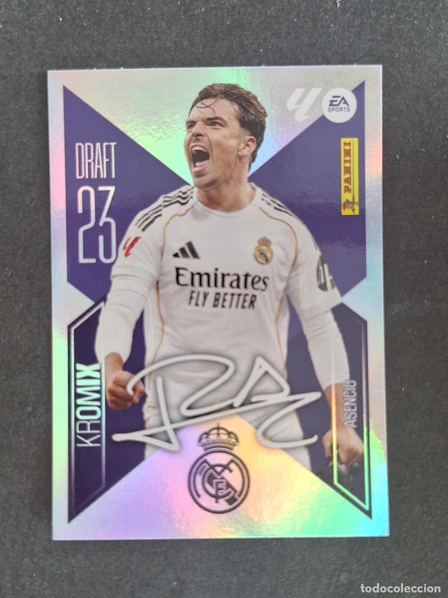 Cromos de f&uacute;tbol: L2 ASENCIO REAL MADRID DRAFT 23 KROMIX LIGA ESTE 2026 2027 26 27 NUNCA PEGADO SIN PEGAR