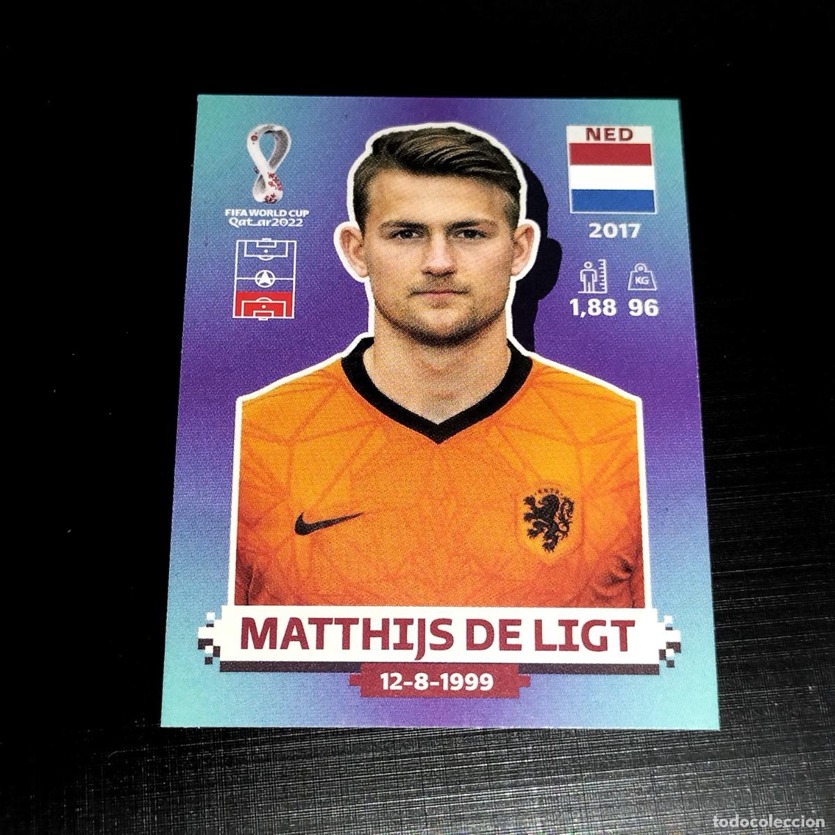 Football Stickers: NED 6 MATTHIJS DE LIGT NETHERLANDS HOLANDA CROMOS STICKER MUNDIAL QTAR 22 2022 FIFA WORLD CUP PANINI