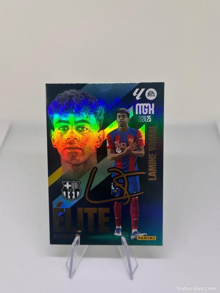 Cartes &agrave; collectionner de Football: Lamine Yamal #P7 FC Barcelona Elite Power Panini Megacracks 2024 25 3