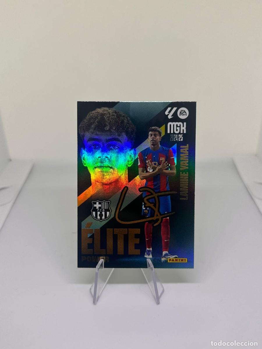 Cartes &agrave; collectionner de Football: Lamine Yamal #P7 FC Barcelona Elite Power Panini Megacracks 2024 25 4
