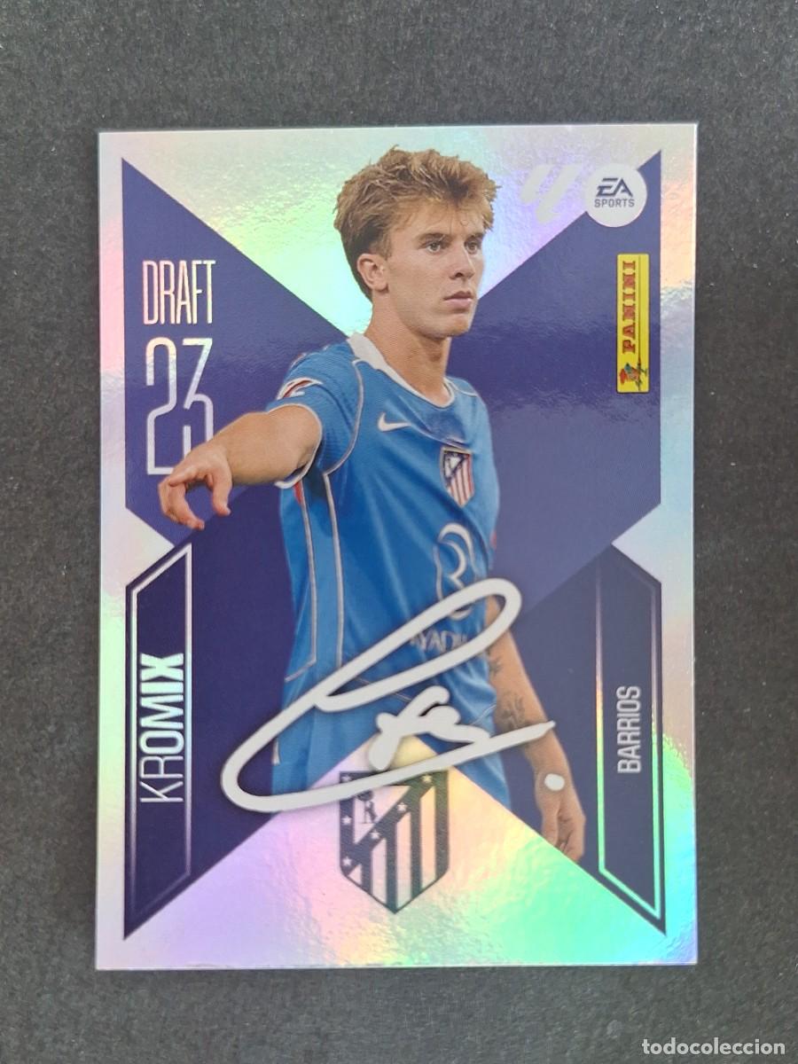 Cromos de f&uacute;tbol: L2 BARRIOS ATLETICO DE MADRID DRAFT 23 KROMIX LIGA ESTE 2026 2027 26 27 NUNCA PEGADO SIN PEGAR