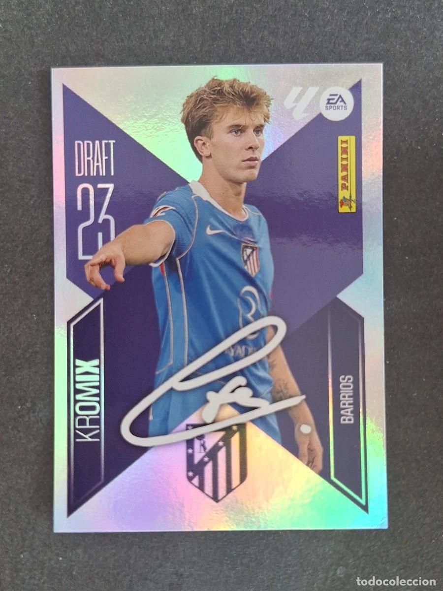 Cromos de f&uacute;tbol: L2 BARRIOS ATLETICO DE MADRID DRAFT 23 KROMIX LIGA ESTE 2026 2027 26 27 NUNCA PEGADO SIN PEGAR