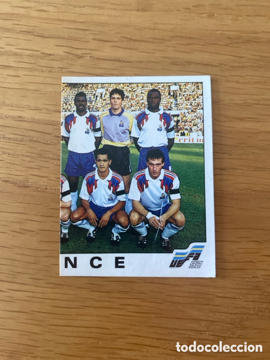 Football Stickers: Cromo panini Euro 92 Suecia n&uacute;mero 40 Francia - Eurocup Sweden 1992 stickers &aacute;lbum