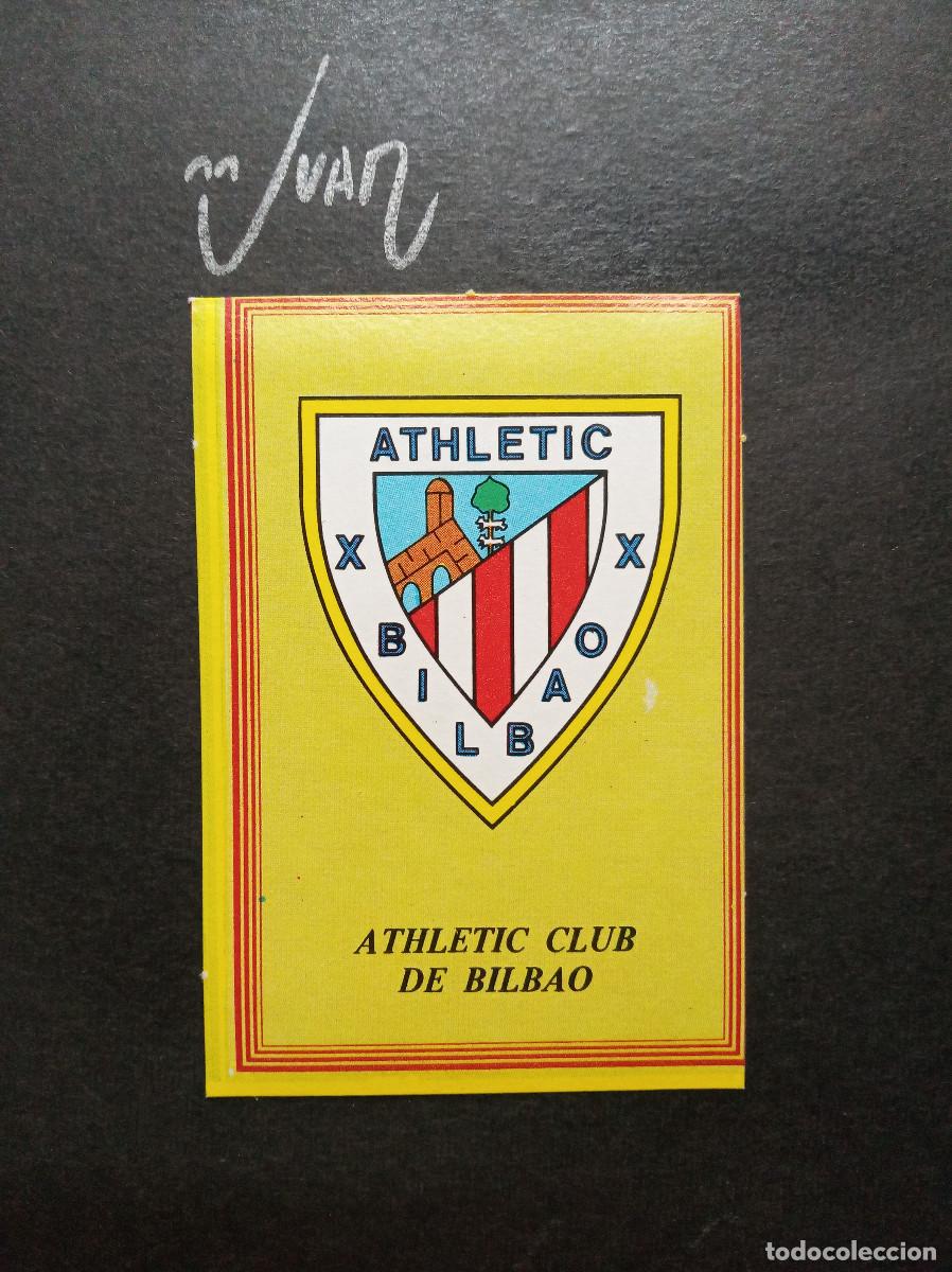 Cromos de Futebol: 1 ESCUDO ATHLETIC CLUB BILBAO ⚽ EDITORIAL ROLLAN &reg; SUPER FUTBOL LIGA 1983 1984 83 84 SIN PEGAR NUNCA