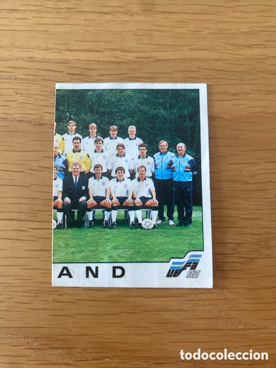Football Stickers: Cromo panini Euro 92 Suecia n&uacute;mero 90 Inglaterra - Eurocup Sweden 1992 stickers &aacute;lbum