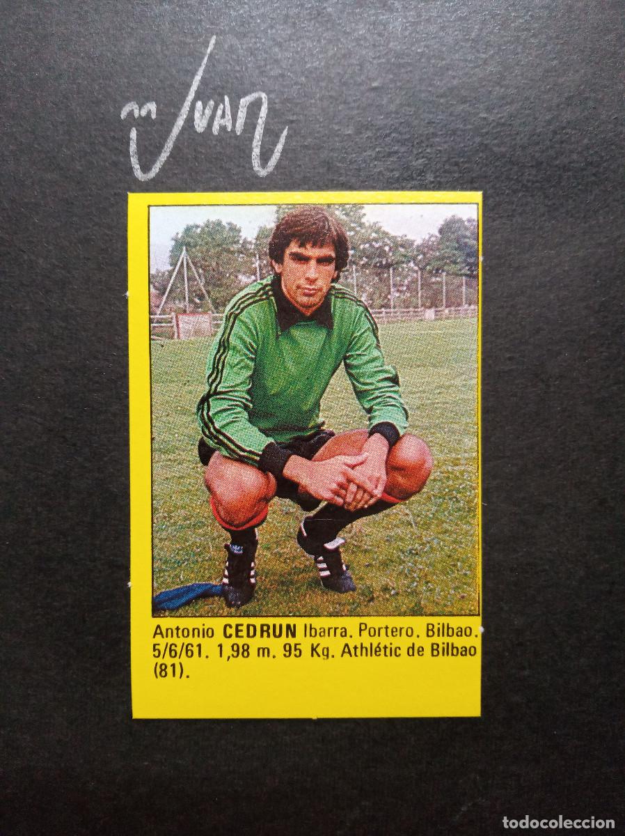 Cromos de f&uacute;tbol: 4 CEDRUN ATHLETIC CLUB BILBAO ⚽ EDITORIAL ROLLAN &reg; SUPER FUTBOL LIGA 1983 1984 83 84 SIN PEGAR NUEVO