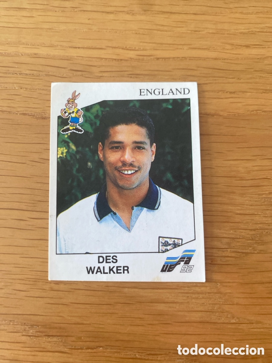 Cromos de f&uacute;tbol: Cromo panini Euro 92 Suecia n&uacute;mero 100 Walker - Eurocup Sweden 1992 stickers &aacute;lbum