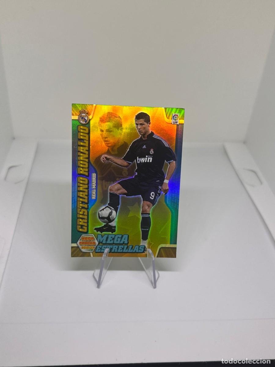 Cromos de f&uacute;tbol: Cristiano Ronaldo #388 Real Madrid Panini Megacracks 2010 11