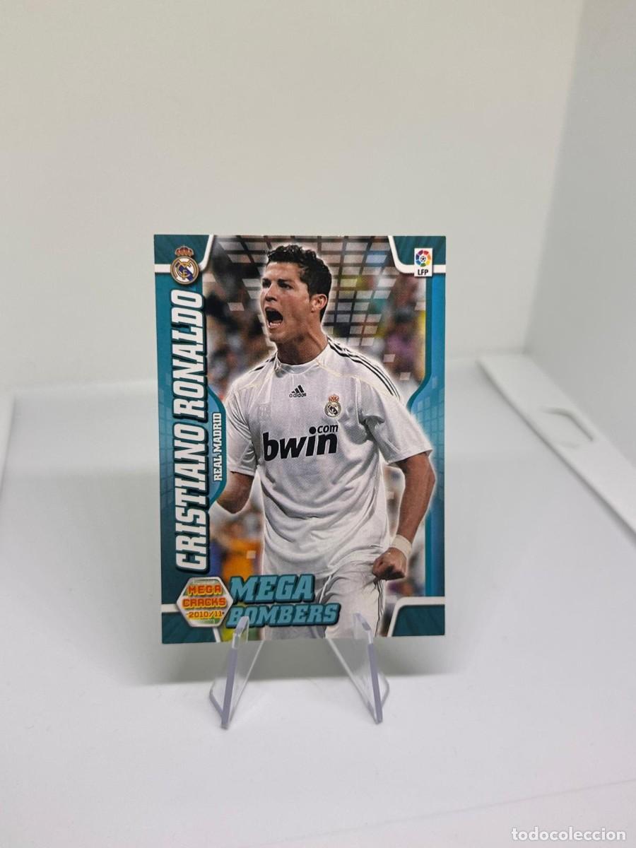 Cromos de f&uacute;tbol: Cristiano Ronaldo #399 Real Madrid Panini Megacracks 2010 11