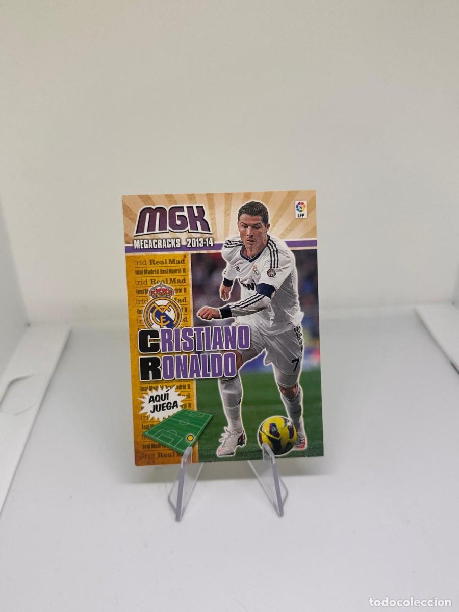 Cromos de f&uacute;tbol: Cristiano Ronaldo #216 Real Madrid Panini Megacracks 2013 14