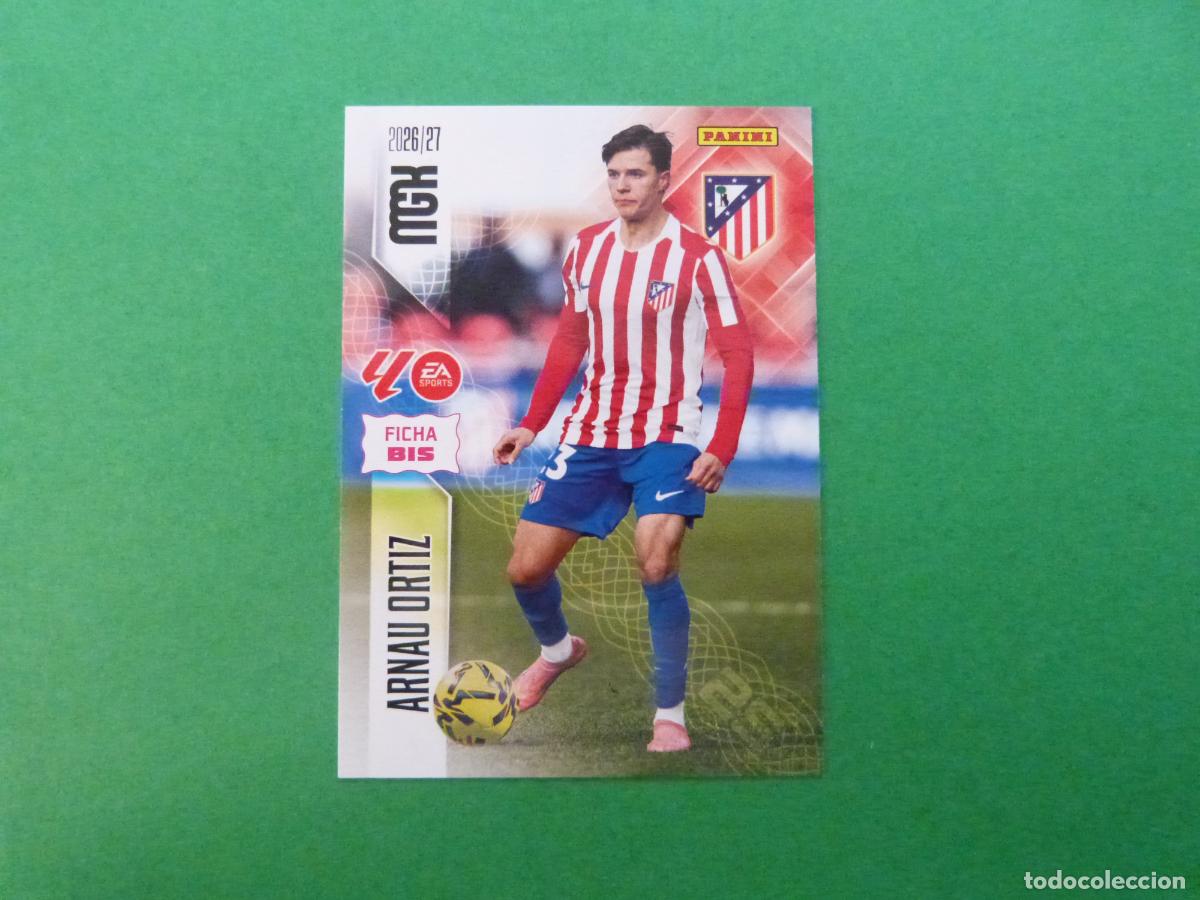 Fu&szlig;ball-Sticker: TRADING CARD FUTBOL ARNAU ORTIZ ATLETICO DE MADRID N&ordm; 68 BIS LIGA MEGACRACKS 2026-2027/26-27 PANINI