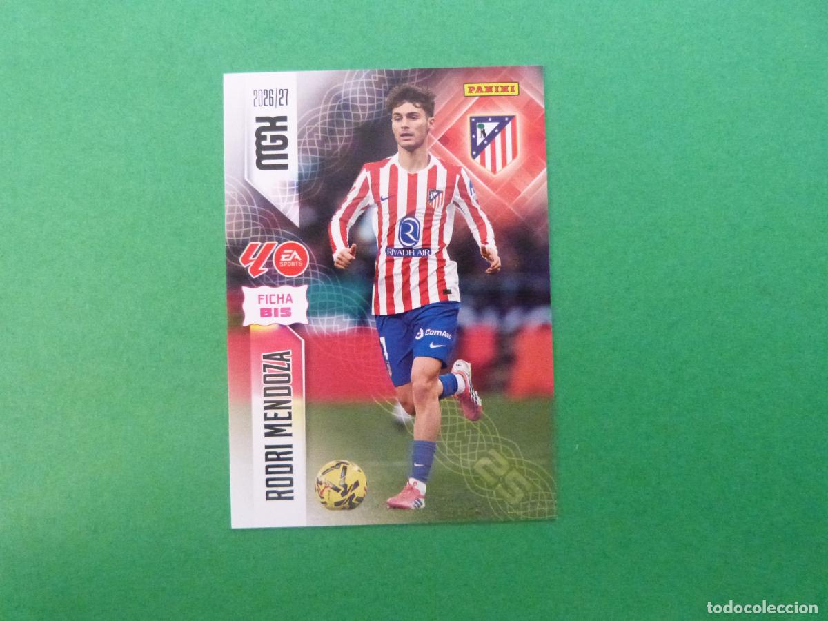 Fu&szlig;ball-Sticker: TRADING CARD FUTBOL MENDOZA ATLETICO DE MADRID N&ordm; 63 BIS LIGA MEGACRACKS 2026-2027/26-27 PANINI