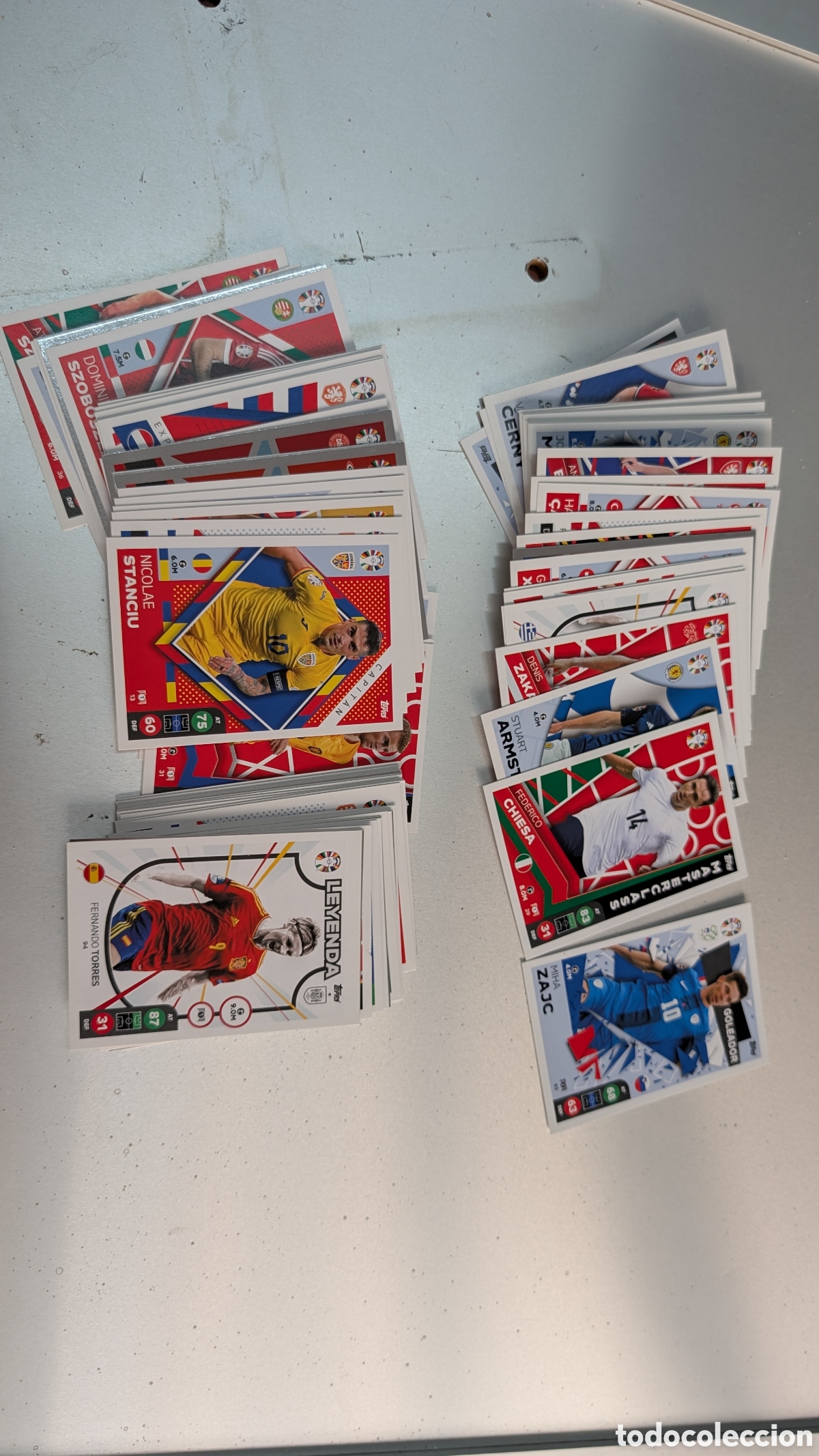 Cromos de f&uacute;tbol: LOTE 75 CROMOS MATCH ATTAX TOPPS EUROCOPA UEFA EURO 2024 24 BUEN ESTADO GENERAL